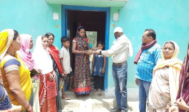 बिहान समूह की दीदियों ने निकाली मतदाता जागरूकता रैली