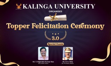 कलिंगा विश्वविद्यालय ने “टॉपर्स सम्मान समारोह” में मेधावी छात्रों की सराहना की