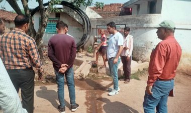 जिला पंचायत सीईओ ने ग्रामीण विकास के विभिन्न कार्यों का किया निरीक्षण, पीएम आवास को जल्द करे निर्माण