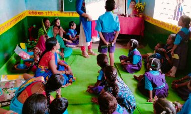 शासकीय प्राथमिक शाला गोइन्द्रा में अंगना में शिक्षा कार्यक्रम का आयोजन-*