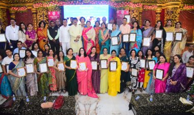 रायपुर शहर के युवा एवं महिला उद्यमियों को “उद्योग श्री” अवार्ड दिया गया