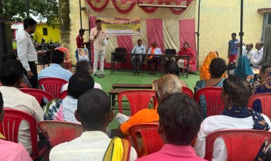 विद्यालय चुनचुनिया मे संकुल  स्तरीय मेगा पीटीएम संपन्न