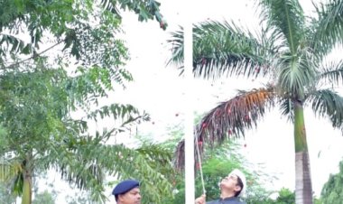 *कलेक्टर राहुल देव ने जिला कलेक्टोरेट में किया ध्वजारोहण*  *स्वतंत्रता दिवस की दी बधाई एवं शुभकामनाएं*