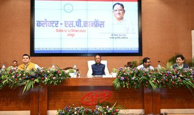 कलेक्टर-एसपी कॉन्फ्रेंस में सीएम विष्णु देव साय के सख्त तेवर, राजस्व विभाग की कार्यों में तेजी लाने दिए निर्देश,