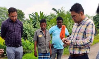 *जिला सीईओ प्रभाकर पांडेय ने पथरिया के सड़कों का किया निरीक्षण*  *खराब गुणवत्ता पर जताई नाराजगी, कार्रवाई के लिए भेजा प्रतिवेदन