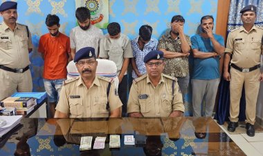 दयालबंद पुल के नीचे जुआ खेलते जुआरी पकड़ाए, कोतवाली पुलिस की कार्यवाही