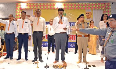 *कलेक्टर,एसपी जिले में आयोजित स्काउट्स एवं गाइड्स संघ द्वार सर्वधर्म प्रार्थना सभा में हुए शामिल