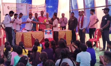 बेलखुरी में गांधी जयंती पर दौड़ स्पर्धा आयोजित,5 कि.मी.में अरुण तो-1600 मीटर में कीर्ति नेताम ने मारी बाजी