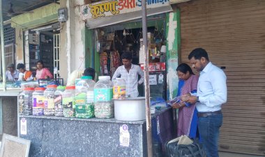 *दिवाली त्योहार के मद्देनजर खाद्य विभाग कि टीम निकली होटलो कि जांच करने,छोटे बड़े 21 दुकानों के भेजे गए सेम्पल