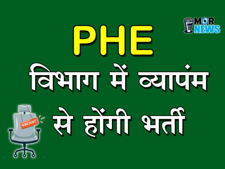 पीएचई में 261 पदों पर भर्ती की प्रक्रिया शुरू,राज्य स्तरीय 181 और अराज्य स्तरीय 80 पदों पर होनी है भर्ती