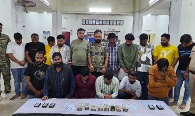 ACCU के संयुक्त टिम की जुए पर रेड, 17जुआरी गिरफ़्तार साढ़े तीन लाख रूपये जप्त,