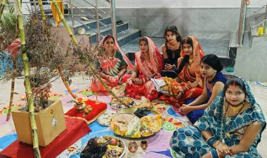 नगर मे देवउठनी एकादशी पर घर घर मे की गई तुलसी विवाह,विधि विधान से हुई पूजा अर्चना