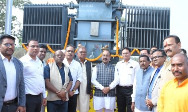 *नवरंगपुर में विद्युत सब स्टेशन का किया शुभारंभ*  *22 ग्रामों के 06 हजार उपभोक्ता होंगे लाभान्वित
