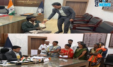 *कलेक्टर ने जनदर्शन में सुनी लोगों की समस्याएं,दो दिव्यांगों को मिला अंत्योदय राशन कार्ड*