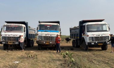 *मिट्टी, मुरूम एवं रेत के अवैध परिवहन करते हुए पाए जाने पर पांच वाहनों को किया गया जप्त