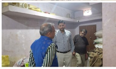 *अवैध रूप से धान के भंडारण पर कार्रवाई 44 क्विंटल धान जप्त*