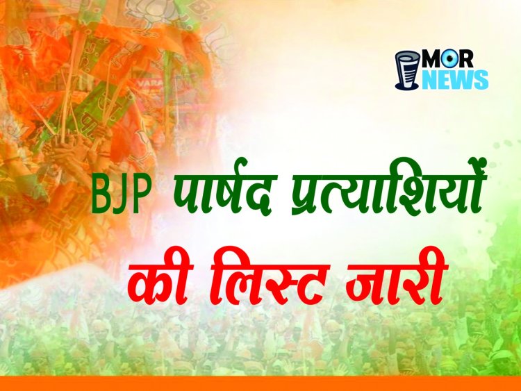 *राजधानी रायपुर में Bjp प्रत्याशियों की लिस्ट जारी, कई वार्डों में नए चेहरे को मौका। देखिए लिस्ट*