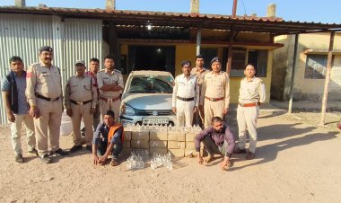 *आबकारी विभाग द्वारा 135 लीटर देशी मदिरा सहित वाहन जब्त
