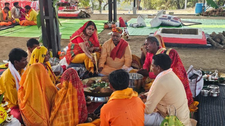 कलशयात्रा के साथ त्रिदिवसीय शिव आराधना महोत्सव का शुभारंभ