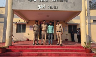 सुने मकान  मे  चोरी करने वाले आरोपी को मुंगेली पुलिस ने किया गिरफ्तार, भेजा जेल
