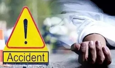 अज्ञात वाहन की ठोकर से बाइक चालक युवक की मौके पर मौत