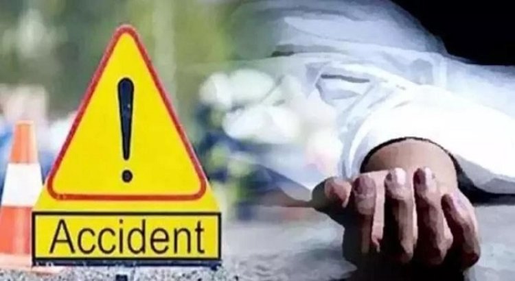 अज्ञात वाहन की ठोकर से बाइक चालक युवक की मौके पर मौत