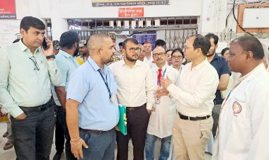 *कलेक्टर ने किया सिम्स अस्पताल का निरीक्षण,सीएसआर मद से सिम्स के शिशुरोग विभाग को सौपे गये लगभग एक करोड़ का उपकरण,मरीजों से की मुलाकात, बेहतर इलाज करने दिए निर्देश*