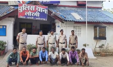 लोरमी क्षेत्र में अवैध रूप से गौ तस्करी करने वाले अंतराज्यीय गीरोह को गिरफ्तार कर भेजा  जेल