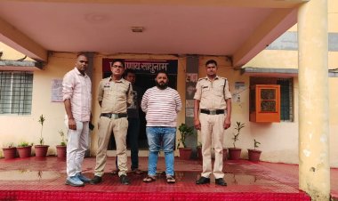 आईपीएल  पर सट्टा खेलाते हुये एक आरोपी को पुलिस ने किया गया गिरफ्तार