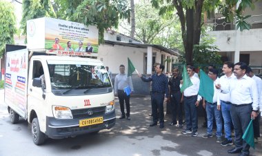 *लेक्टर ने कृषि संकल्प अभियान प्रचार रथ को दिखाई हरी झंडी*