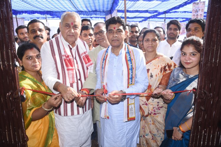 *राजस्व मंत्री टंकराम वर्मा ने किया सकर्रा में उप तहसील कार्यालय का शुभारंभ,25 गांवों के 40 हजार किसानों और ग्रामीणों को मिली सुविधा*