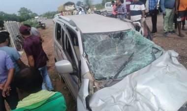 *बड़ी ख़बर: बिलासपुर तखतपुर मुख्य मार्ग पर भीषण सड़क दुर्घटना, कार सवार तीन लोगों की मौत,दो की हालत गंभीर*