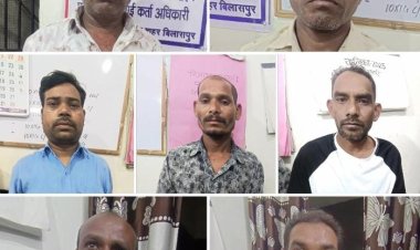 *सात जुआरियों को सकरी पुलिस ने किया गिरफ्तार, जुआ एक्ट के तहत कार्रवाई*