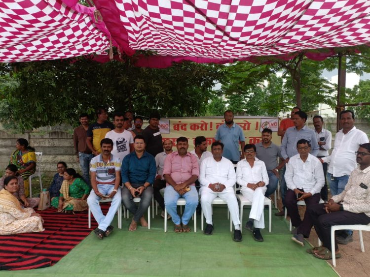 डूंडा शराब दुकान को बंद कराने की मांग का आज दसवां दिन