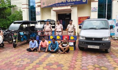 *शहर में ई रिक्शा और बैटरी की चोरी करने वाले आरोपियों को पुलिस ने किया गिरफ्तार : बैटरी की खरीदी करने वाले एक आरोपी को रायपुर से किया गिरफ्तार*