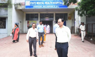 *कलेक्टर ने राज्य मानसिक चिकित्सालय का किया औचक निरीक्षण,अस्पताल में उपलब्ध सुविधाओं का लिया जायजा*