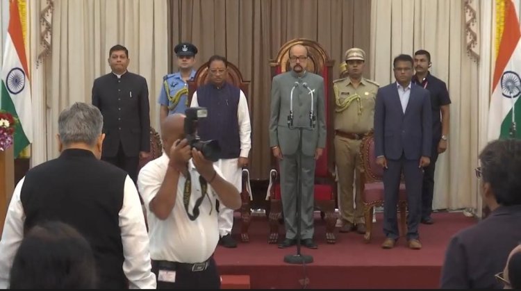 *BREAKING NEWS : साय मंत्रिमंडल का विस्तार, राजेश, गजेंद्र, खुसवंत ने ली राजभवन में पद एवं गोपनीयता की शपथ*