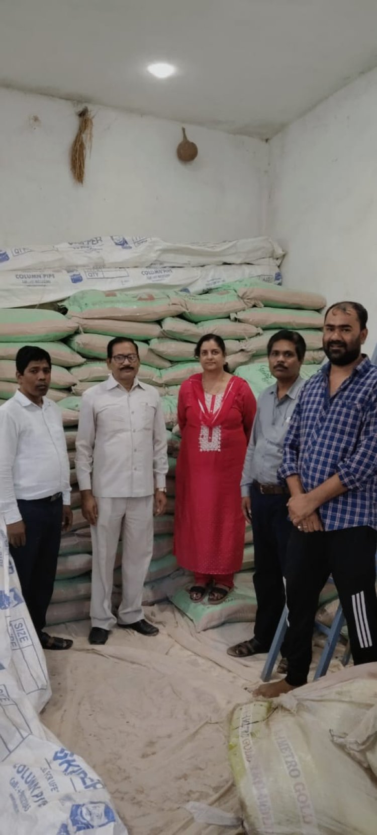 **कृषि विभाग द्वारा विक्रय केंद्रों का किया गया निरीक्षण*