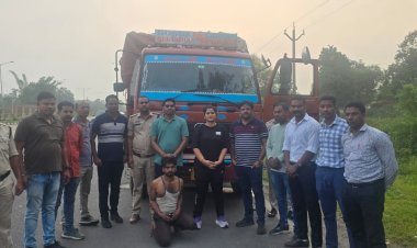 *बड़ी संख्या में भैंसों से भरे ट्रक को पुलिस ने पकड़ा, एसडीओपी कोटा की टीम ने देर रात की बड़ी कार्रवाई, यूपी बूचड़खाना ले जा रहा था पशुओं को ,एक आरोपी गिरफ्तार*