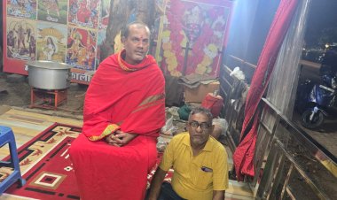 प्रधानमंत्री नरेंद्र मोदी के जन्मदिन पर माँ दक्षिण काली मंदिर आमानाका में पूजा अर्चना की गई