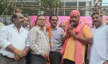 डड़सेना कलार समाज समिति द्वारा विधायक सुशांत शुक्ला का भव्य स्वागत किया गया