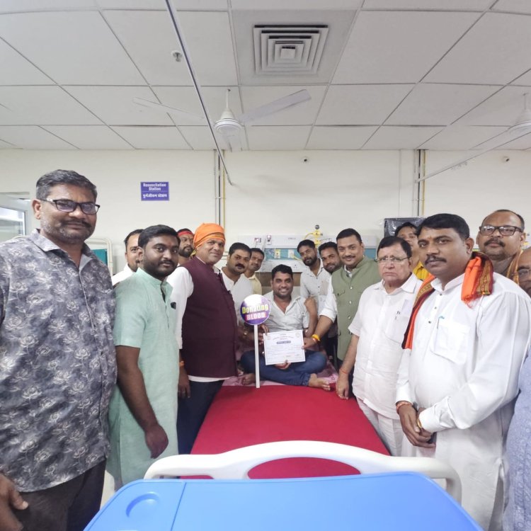   *प्रधानमंत्री मोदी के 75 वर्ष पूरा करने युवामोर्चा ने किया 75 यूनिट रक्तदान हुए स्वच्छता और वृक्षारोपण के कार्यक्रम*