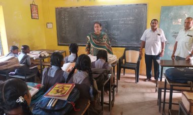 बीईओ ने किया विभिन्न स्कूलों का औचक निरीक्षण, प्रधान पाठक को कारण बताओ नोटिस जारी