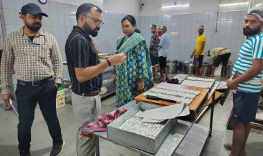 *मिलावट की जांच करने मिठाई दुकानों में खाद्य विभाग का निरिक्षण :भेजा गया सैम्पल*