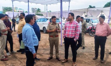 *राज्योत्सव का आयोजन 02 से 04 नवम्बर तक, तैयारी जोरों पर*  *पुलिस अधीक्षक और जिला पंचायत सीईओ ने किया कार्यक्रम स्थल का निरीक्षण, दिए आवश्यक निर्देश