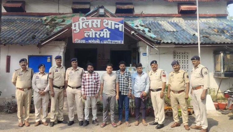हत्या के नियत से धारदार हथियार से वार करने वाले आरोपियों को पुलिस ने किया गिरफ्तार
