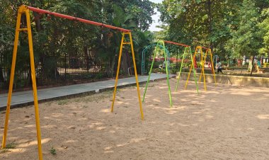 विवेकानंद गार्डन में टूटी बचपन की मुस्कान – बच्चों का खेल क्षेत्र उपेक्षा का शिकार