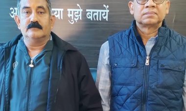 ठगी करने वाले दो आरोपी गिरफ्तार,बंधक मकान का कर दिए सौदा,40लाख की ठगी