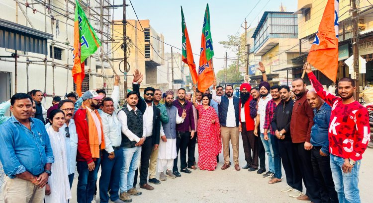 *बिहार में एनडीए की ऐतिहासिक जीत, बिलासपुर बीजेपी में जश्न का माहौल*
