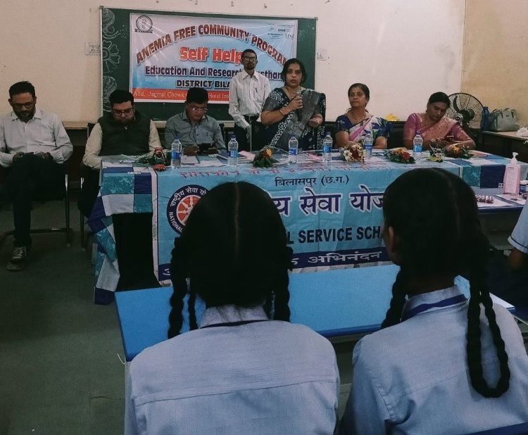 *जिले में एनीमिया जाँच अभियान का शुभारम्भ, 150 बालिकाओं का परीक्षण—10% एनीमिक पाई गईं, सिकल सेल पर भी दी गई जानकारी*